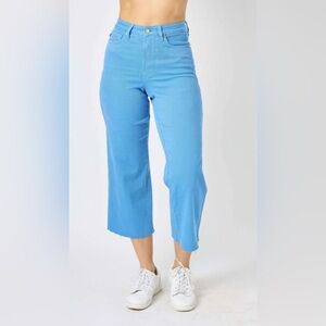 Judy Blue garment dyed pants wide leg